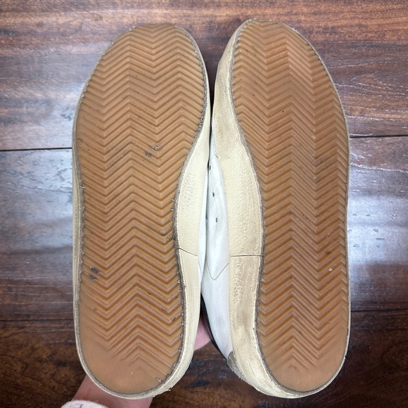 Golden Goose GG Superstar 102 in White with Ice Star and Blue Heel Size 8 - Picture 7 of 12